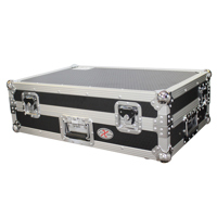 

ProX XS-XDJR1WLT ATA-300 Style Gig Ready Flight Road Case with Sliding Laptop Shelf and Wheels for Pioneer XDJ-R1 DJ Controller, Silver on Black