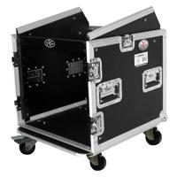 

ProX T-10MRSS Flight Case with 4" Casters for 10U Rack x 10U Top Mixer DJ Combo
