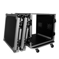 

ProX T-10RSS 10U ATA Deluxe Flight Road Case with 4" Casters for Amplifier Rack Mount Module, 19" Rail Depth