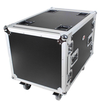 

ProX T-10RSS24 10U ATA Deluxe Flight Road Case with 4" Casters for Amplifier Rack Mount Module, 24" Rail Depth