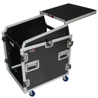 

ProX T-12MRSS13ULT Flight Case with Laptop Shelf and Casters for 12U Rack x 13U Top Mixer DJ Combo