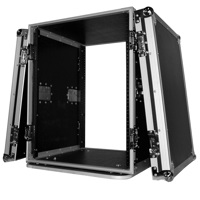 

ProX T-14RSS 14U ATA Deluxe Flight Road Case with 4" Casters for Amplifier Rack Mount Module, 19" Rail Depth