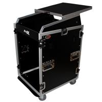 

ProX T-16MRSS13ULT Flight Case with Laptop Shelf and Casters for 16U Rack x 13U Top Mixer DJ Combo