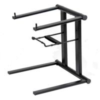 

ProX T-LPS600 Foldable and Portable DJ Laptop Stand with Adjustable Shelf, Black