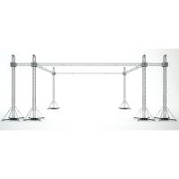 

ProX XTP-GS404023-SPW Stage Roofing System with Speaker Wings and 6 Chain Hoist, 40x40x23'
