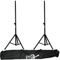 

ProX T-SS26P Heavy Duty All Metal Speaker Tripod Stand with Double Carry Bag, 8' (44-96"), 2-Pack