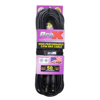 

ProX XC-5PDMX5 5' 5-Pin DMX XLR5-M to XLR5-F High Performance Cable