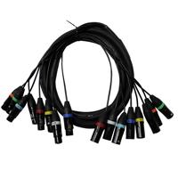 

ProX XC-8XLR10 8' 8-Channel XLR3F to XLR3M Balanced Snake Cable