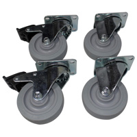 

ProX X-CASTER-4 4" Casters, Set of 4, Gray