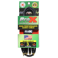 

ProX XC-DRCA3 3' Dual RCA-M to Dual RCA-M Unbalanced High Performance Audio Cable