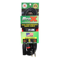 

ProX XC-DSXM05 5' Dual 1/4" TRS-M to Dual XLR3-M Balanced High Performance Audio Cable