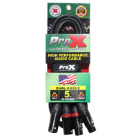 

ProX XC-DXLR05 5' Dual XLR-M to Dual XLR-F Balanced High Performance Audio Cable