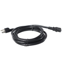 

ProX XC-IEC14-10 10' 110V NEMA 15P Male Edison to IEC Replacement Power Cord