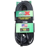 

ProX XC-MIC100 100' XLR-F to XLR-M Balanced High Performance Microphone Cable
