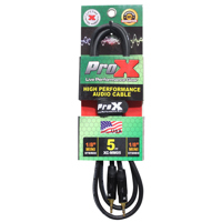 

ProX XC-MM05 5' 1/8" (3.5mm) TRS-M Mini to 1/8" (3.5mm) TRS-M Mini Balanced High Performance Audio Cable