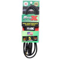 

ProX XC-MXM05 5' 1/8" (3.5mm) TRS Mini to XLR-M Unbalanced High Performance Audio Cable