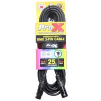 

ProX XCP-DMX25 25' 3-Pin DMX XLR3-M to XLR3-F Premium Data Cable