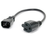 

ProX XC-PEIEC 1' 18 AWG Edison Female to IEC Male Power Adapter Cord