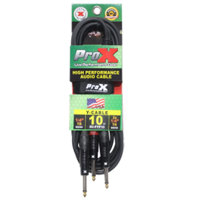

ProX XC-PYP10 10' 1/4" TS-M to Dual 1/4" TS-M High Performance Audio Cable