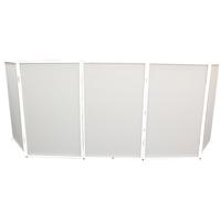 

ProX XF-5X3048 5-Panel Pro DJ Facade with 180 Degree Quick Release Stainless Steel Hinges, White Frame