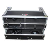 

ProX XS-4WM2DR Case with 2U Rack Drawer, Holds 4 Wireless Mic Systems and 8 Microphones