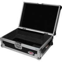 

ProX XS-CD ATA Flight Hard Case for Large Format CD/Media Player, Silver on Black