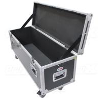 

ProX XS-UTL10W Utility Case with 4x 4" Wheels, Silver on Black