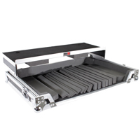 

ProX XS-UXXLT ATA-300 Style Gig Ready Flight Road Case for Medium to Large DJ Controllers, Large, Silver on Black
