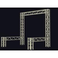 

ProX XTP-E1010-2 10x10' Exhibition Module Stand Truss Package, Includes 3x 2m Square Truss Segment, 2x 1m Square Truss Segment, 4x 0.5m Square Truss Segment, 2x 0.5m 3-Way T Junction Square Truss Corner, 4x 0.5m 3-Way 90 Degree Square Truss Corner, 4x 12x