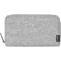 

Pacsafe RFIDsafe LX250 RFID Blocking Zippered Travel Wallet, Tweed Gray