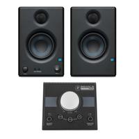 

PreSonus 2x Eris E3.5 2-Way 3.5" Nearfield Monitor with Software Suite, Bundle with Mackie Big Knob Passive 2x2 Studio Monitor Controller