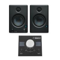 

PreSonus Eris E4.5 HD 2-Way 4.5" Active Studio Monitor, Pair - Bundle with Mackie Big Knob 2x2 Controller