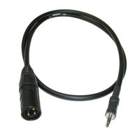 

PSC 3' 3-Pin XLR Male to 1/8" Stereo Mini Male Cable