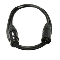 

PSC 3' 3pin XLR Male to 3pin XLR Female Mic Cable