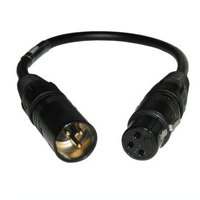 

PSC 1' 3pin XLR Male to 3pin XLR Female Mic Cable