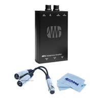 

PreSonus HP2 Personal Stereo Headphone Amplifier - Bundle With 6in 3-Pin XLR Female to 2-XLR Male Y-Cable, Microfier Cleanin cloth