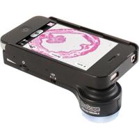 

Bodelin Technologies ProScope Micro Mobile Digital Microscope Kit for iPhone 4/4s, Includes PMM Base Unit, 20x-80x Lens, iPhone Sleeve, Stand, USB Charging Cable