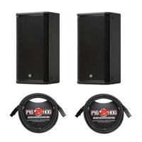 

PreSonus 2x ULT10 Ultra Long Throw 2-way Active Loudspeaker, with 2x Pig Hog 20' 8mm XLR Microphone Cable