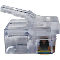 

Platinum Tools EZ-RJ12/11 Connectors with Long Tab, 50-Pack (Clamshell)