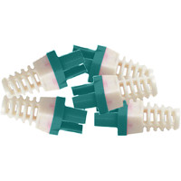

Platinum Tools Strain Reliefs for EZ-RJ45 Cat6 Connectors, Green, 50-Pack (Clamshell)