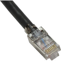 

Platinum Tools RJ45 Cat6A/7 Shielded Solid/Stranded Connector, 28-26 AWG, 25 Pieces/Bag, Clear/Transparent