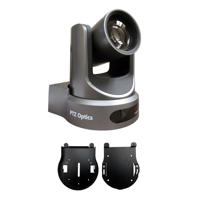

PTZOptics 12x Network Device Interface Camera, 1080p at 60fps, Gray - With HuddleCamHD Universal Ceiling Mount for PTZ Camera