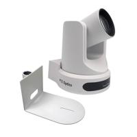 

PTZOptics 12x Network Device Interface Camera, 1080p at 60fps, White - With HuddleCamHD HCM-1C Small Universal Ceiling Mount - White