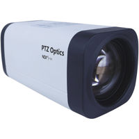 

PTZOptics 12x NDI|HX ZCam 2.07MP 1080p Full HD Box Camera, 60 fps, 12x Optical Zoom, H.264, H.265 and MJPEG, White
