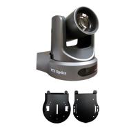 

PTZOptics 2MP Full HD Indoor PTZ Camera, 12x Optical Zoom, 1920x1080 at 60fps, USB 3.0, HDMI, IP Streaming, CVBS, 72.5 degree FOV, Gray - With HuddleCamHD Universal Ceiling Mount for PTZ Camera