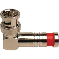 

Platinum Tools BNC-Type RG59 Right Angle Nickel SealSmart Coaxial Compression Connectors, Red, 3-Pack (Clamshell)