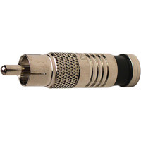 

Platinum Tools RCA-Type RG6 Nickel SealSmart Coaxial Compression Connectors, Black, 6-Pack (Clamshell)