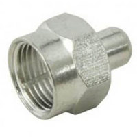 

Platinum Tools F Connector Terminator 75 Ohm Coax Adapter, Male, Clamshell