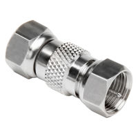 

Platinum Tools F Male to Male Spice Coax Adapter, 2-Pack (Clamshell)