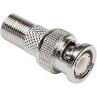 

Platinum Tools BNC Male to F Female Coax Adapter, 2-Pack (Clamshell)